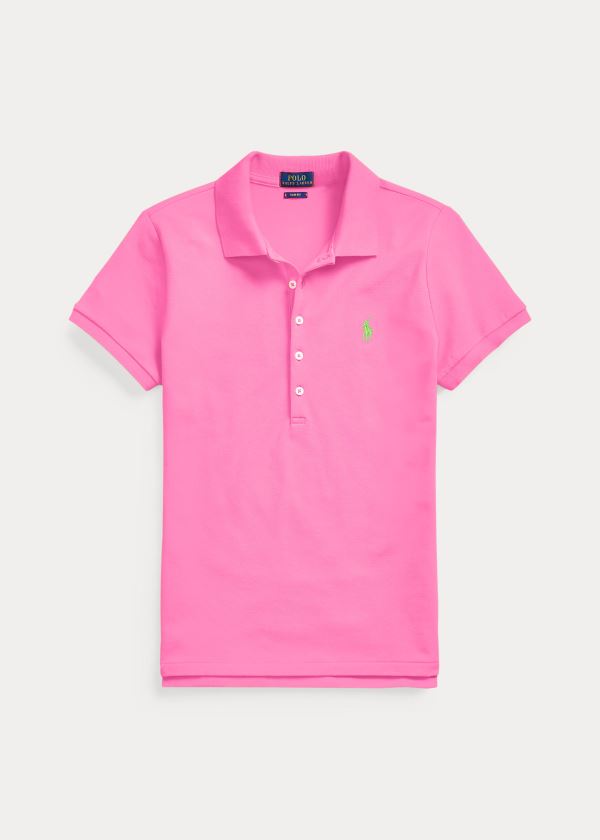 Women's Polo Ralph Lauren Slim Fit Stretch Polo Shirts | 730289FID